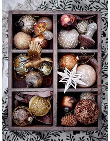 Üveg karácsonyfadísz Nancy – Bloomingville