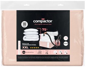 Vákuumos műanyag ruhatároló doboz 65x45x27 cm Pink Edition – Compactor