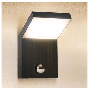 Brilagi - LED kültéri fali lámpa érzékelővel RIANO LED/8W/230V antracit WO-HR60143-OEM-ANT