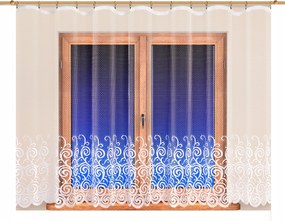 Mg Függöny 4692 Fehér 300x120 szalaggal Lengyel