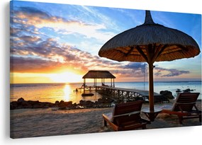 Kép - Naplemente Mauritiuson (90x60 cm)