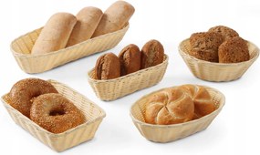 Kenyérkosár Polirattan Kenyér Ovális Display Strapabíró