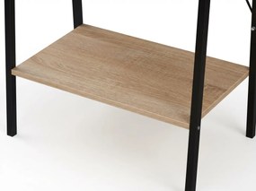 Könyvespolc TAYLOR SONOMA 4 polc 147x60 cm, sonoma tölgy