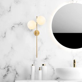 Aranyszínű fali lámpa Fazli – Opviq lights