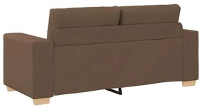 barna szövet loveseat kanapé 140 cm
