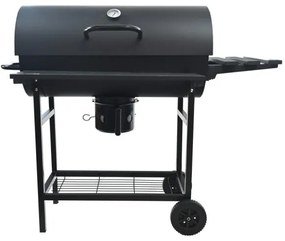 Faszenes grill, fekete