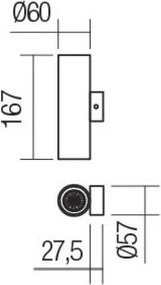 Fali Lámpa Matt fehér AXIS SMARTER 01-2159