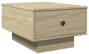 Sonoma tölgy színű szerelt fa dohányzóasztal 60 x 45 x 31 cm