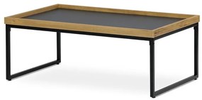 Dohányzóasztal 100×60 cm, MDF, Tölgy. CT-611 OAK