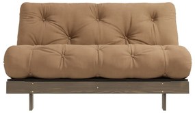 Világosbarna kinyitható kanapé 140 cm Roots – Karup Design