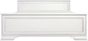 Ágy, 160x200, alpesi fehér, KENTAK