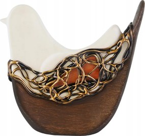 Madárka Lapos Nagy Ólomüveg Ajándék