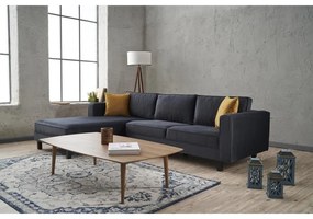 Sarokkanapé Kale Velvet Balos - Antracit