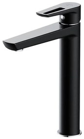 Cersanit S951-356 - MILLE 27 cm fekete mosdó csaptelep + leeresztő