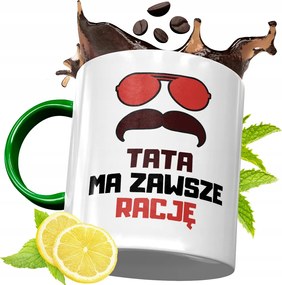 Zöld Bögre Apukának Születésnapi Ajándék fényképes nyomtatással