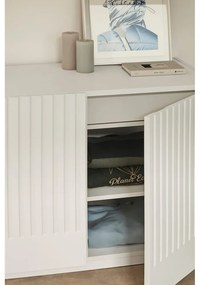Fehér alacsony komód 100x70 cm Doric – Teulat