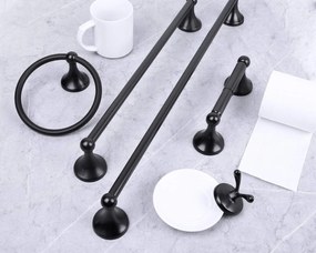 Fürdőszoba fogas Black 332868A