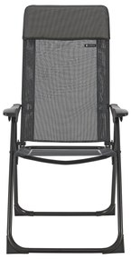 Torri kempingszék (2 db) állítható háttámlával - antracit