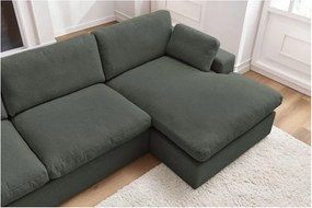 Zöld sarokkanapé Belair – Bobochic Paris