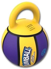 GiGwi Gumilabda kutyáknak fogantyúval JumballBasketball fogantyúval sárga, 20 cm