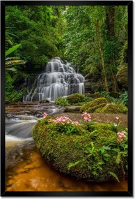 Poszterek keretben 40x60 Thaiföldi zuhatag Folyó