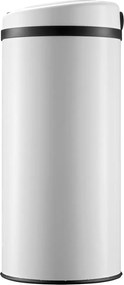 monzana® Érintésmentes szemetes USB-vel 50 l - fehér