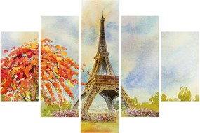 Festett kép az Eiffel-torony (150x105 cm)