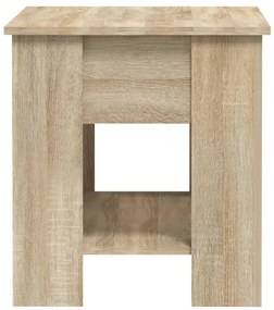Sonoma tölgy színű szerelt fa dohányzóasztal 101 x 49 x 52 cm