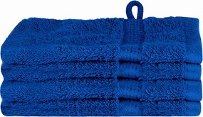vidaXL Vendégtörölköző SOLUND 4 pcs Kék 15 x 21 cm 550 gsm