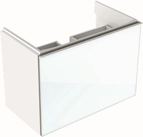 Geberit Acanto szekrény 74x41.6x53.5 cm Függesztett, mosdó alatti fehér 500.615.01.2