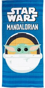 Star Wars The Mandalorian Baby Yoda fürdőlepedő, strand törölköző 70x140cm