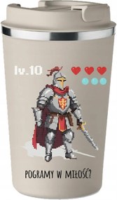 Prémium thermo bögre Valentin Nap Szerelem Lovag gamer 90-es KT_264