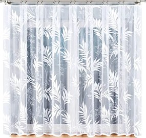 Kaja Jacquard mintás függöny 018920 magasság 160cm, fehér színben (méterenként)