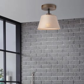 Brilagi - LED mennyezeti lámpa ANTHONY 1xE14/60W/230V dióbézs