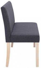 sötétszürke poliészter pad 139,5 cm