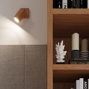 Sollux SL.1028 - Fali spotlámpa ZEKE 1xGU10/40W/230V tölgy