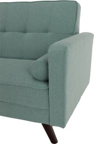 Kinyitható kanapé, zöld-mentol szövet, OTISA