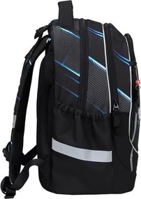Iskolatáska, cipzáras, BELMIL Leisure Plus Midnight Turbo, versenyautó (BL3388734F)