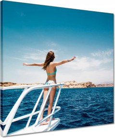 Vászonkép 40x40 Kirándulás a tengereken