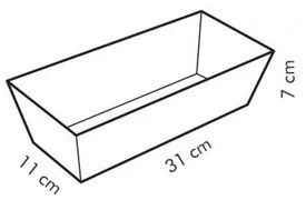 Tescoma DELÍCIA veknisütő forma 31 x 11 cm