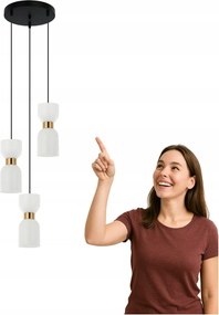 FĂŒggĆlĂĄmpa Monza PND-57602-3-BK+BRO Italux