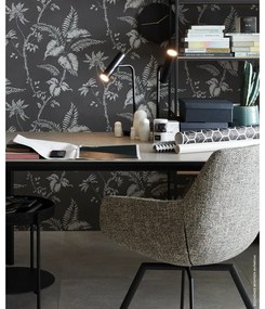 Fekete LED dimmelhető asztali lámpa (magasság 48 cm) Stina – Fischer &amp; Honsel