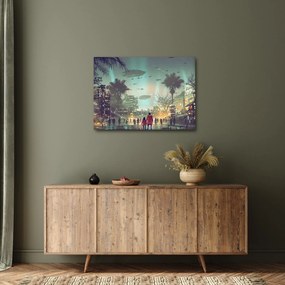 Kép - egy város a jövőben (70x50 cm)