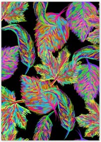 Poszterek A5 Pion Színes levelek Levelek