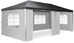 Kerti sátor cipzáras rendszerrel és oldalfalakkal 3 x 6 cm
