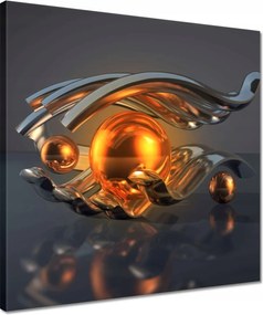 Vászonkép 40x40 Absztrakt Golyók a kézben