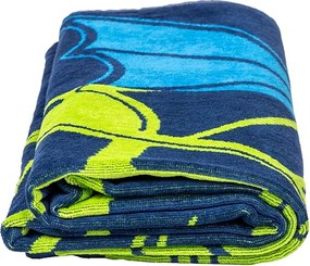 BALATON Strandtörölköző kék-zöld 2024 160x86cm