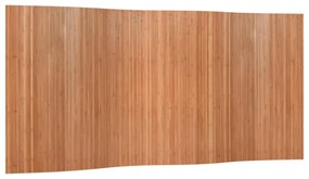 természetes színű bambusz térelválasztó 165 x 400 cm