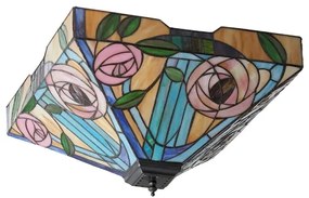Endon 70698 - Mennyezeti lámpa Tiffany WILLOW 2xE27/60W/230V