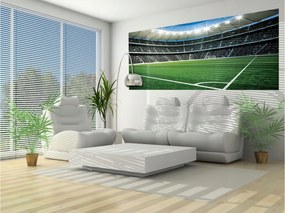 Fotótapéta Stadion éjszaka zöld fény mező lelátó 250x104 +ragasztó